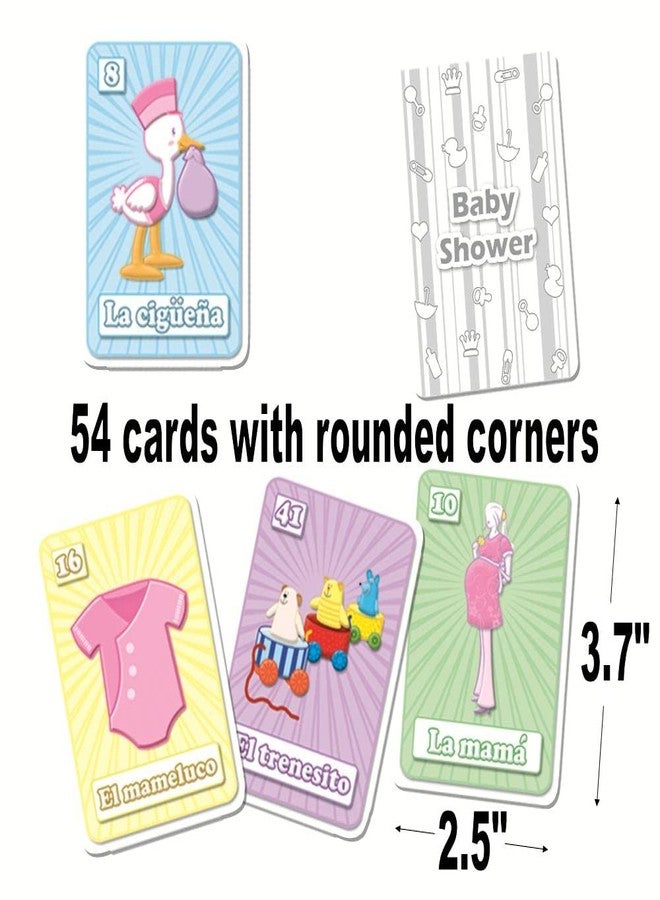 More Fiesta Baby Shower Loteria Fiesta Mexican Bingo Game in Spanish - for Up tp 10 Players - Image 3